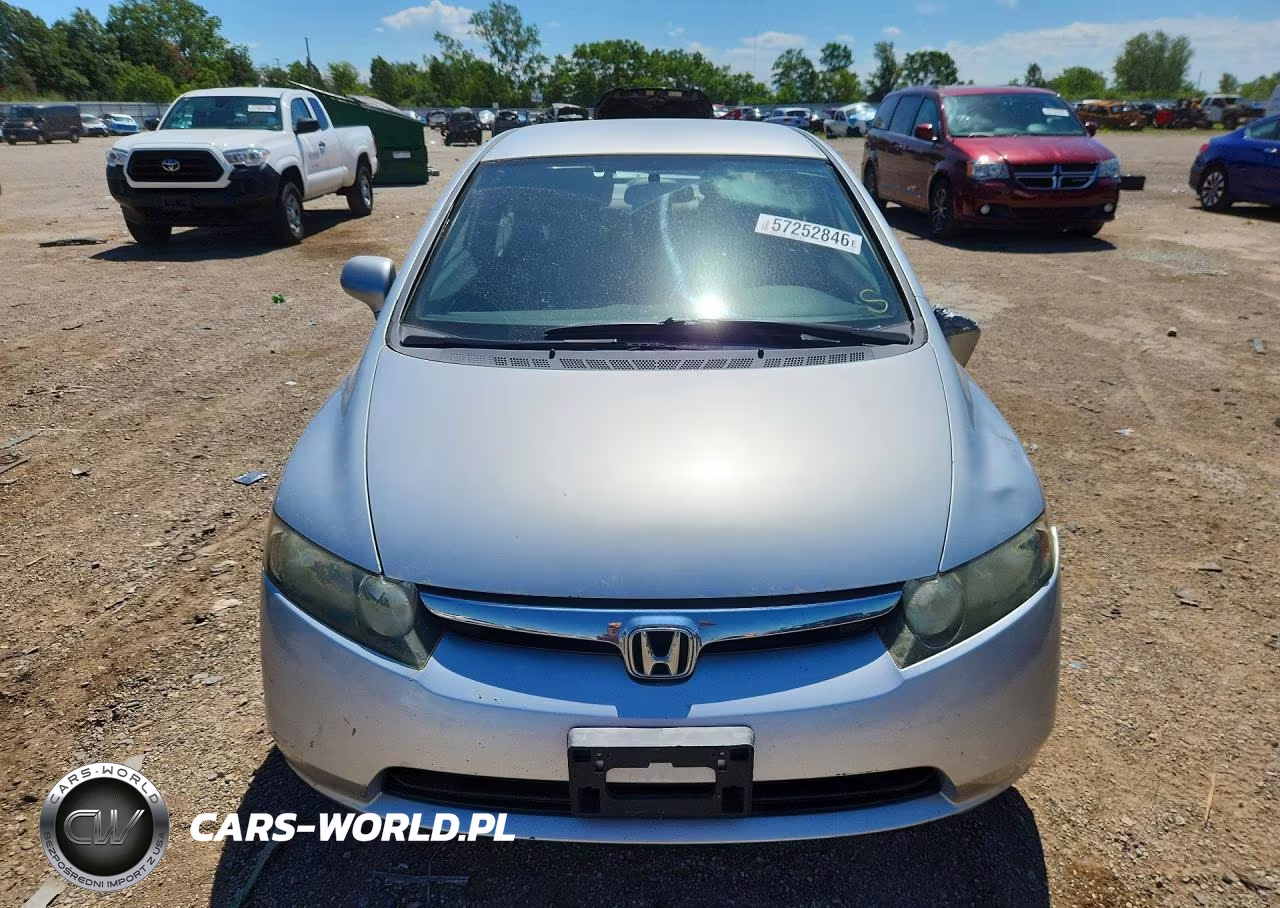 2007 Honda Civic Lx VIN:2HGFA16587H507591 - 5