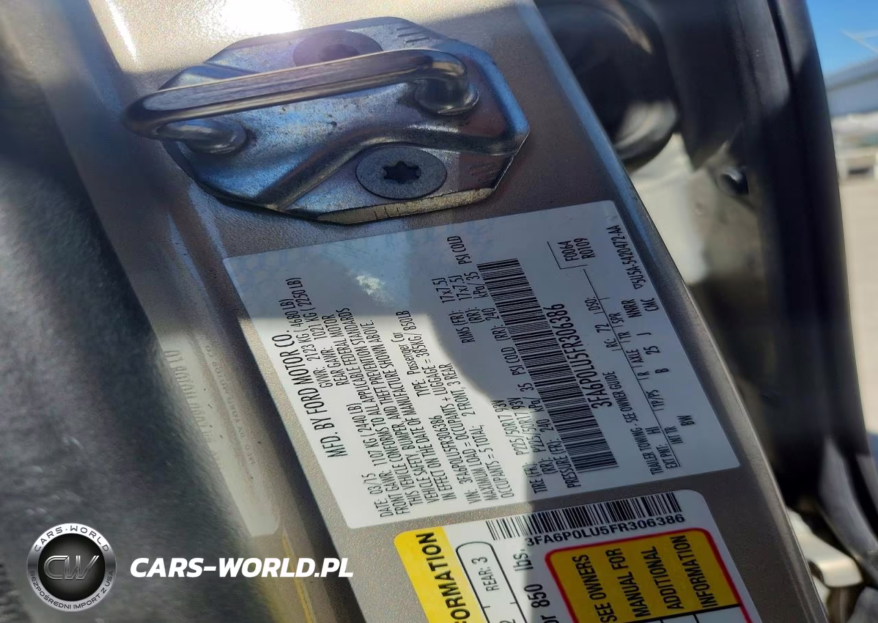 2015 Ford Fusion Se Hybrid VIN:3FA6P0LU5FR306386 - 12