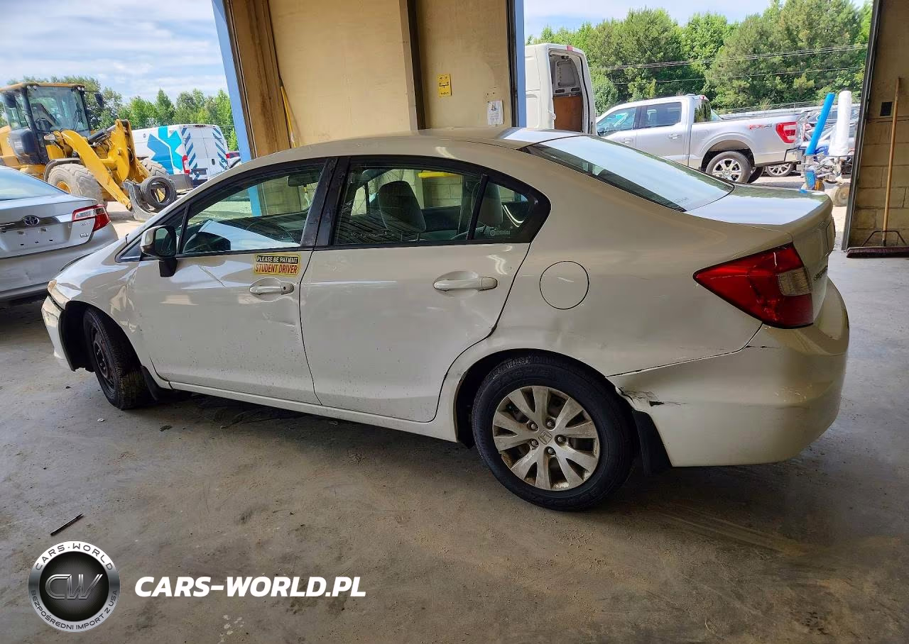 2012 Honda Civic Lx VIN:2HGFB2F53CH609667 - 2