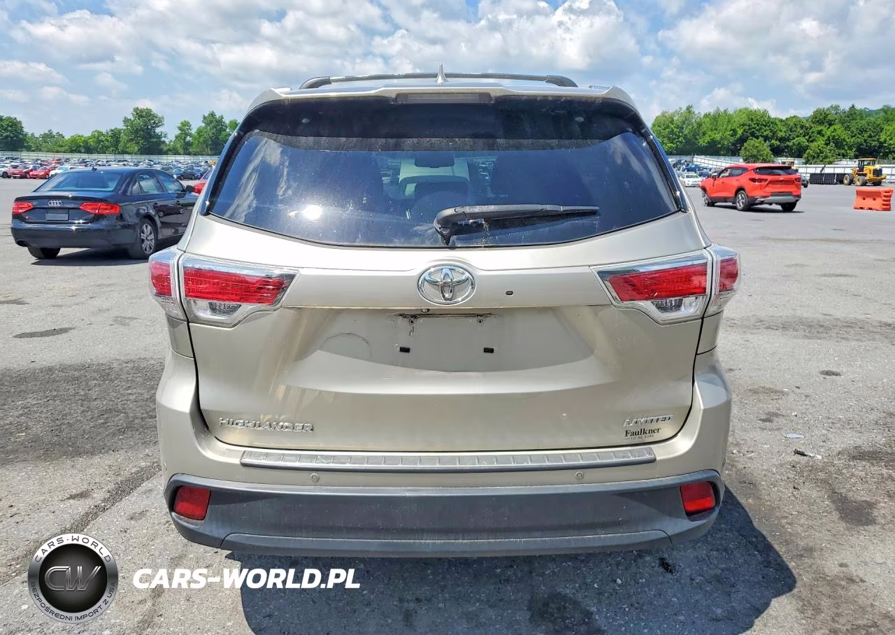 2014 Toyota Highlander Limited VIN:5TDYKRFH5ES008517 - 6