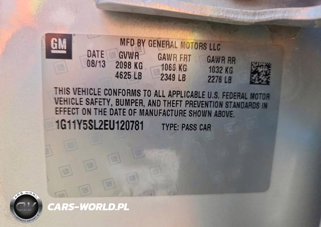 2014 Chevrolet Impala Ls VIN:1G11Y5SL2EU120781 - 12