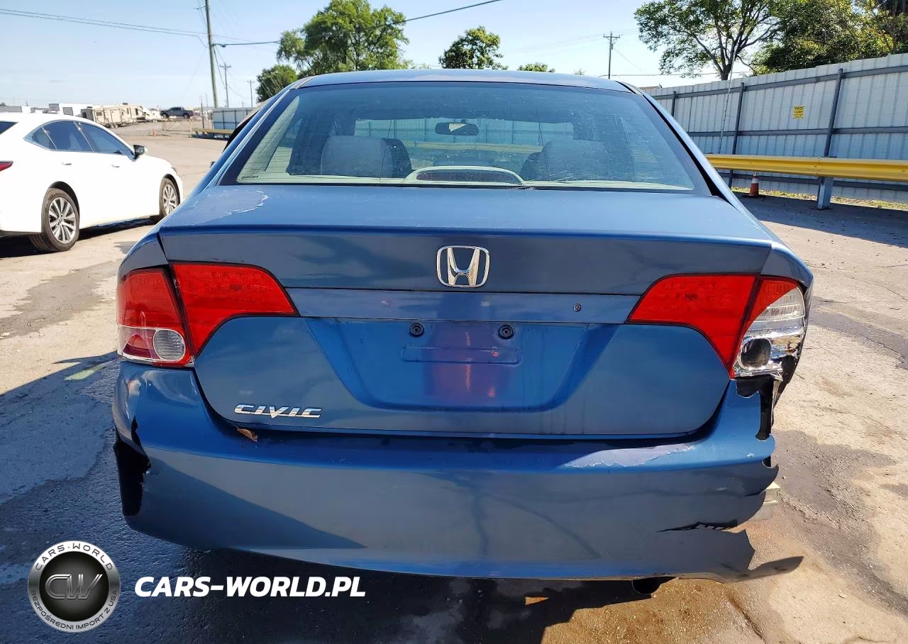 2008 Honda Civic Lx VIN:1HGFA16598L099235 - 6