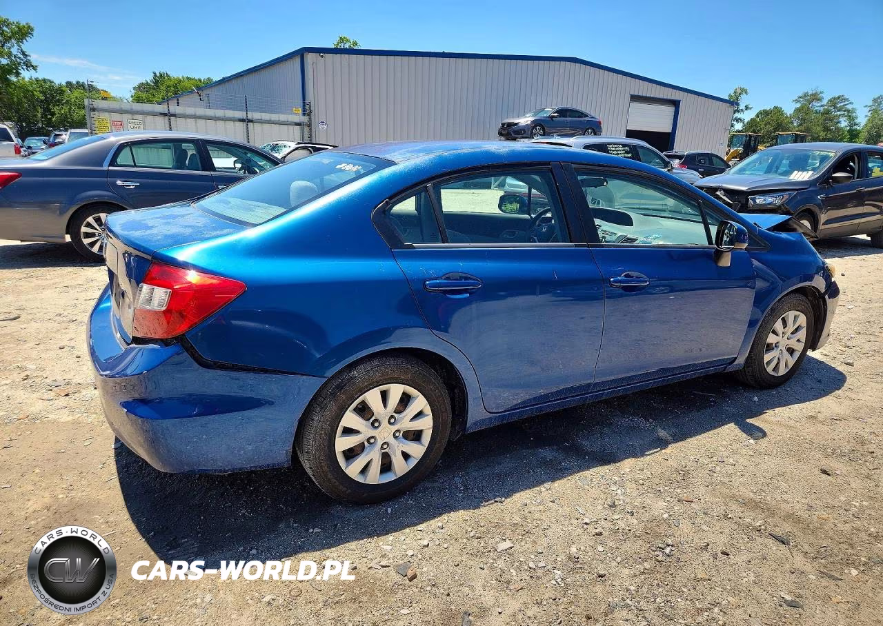 2012 Honda Civic Lx VIN:2HGFB2F58CH533797 - 3