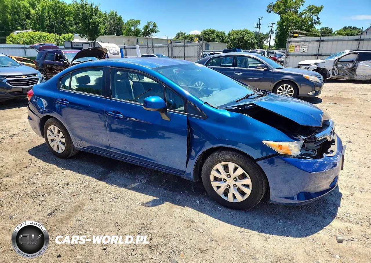 2012 Honda Civic Lx VIN:2HGFB2F58CH533797 - 4