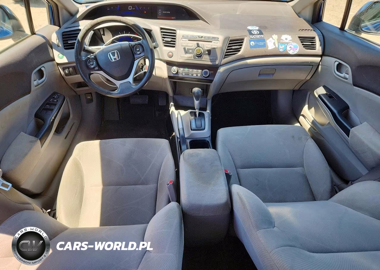 2012 Honda Civic Lx VIN:2HGFB2F58CH533797 - 8