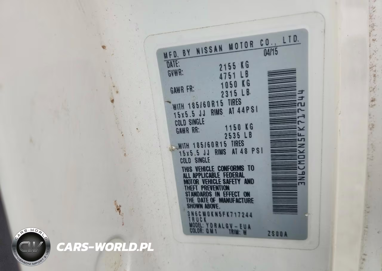 2015 Nissan Nv200 Delivery Van VIN:3N6CM0KN5FK717244 - 13