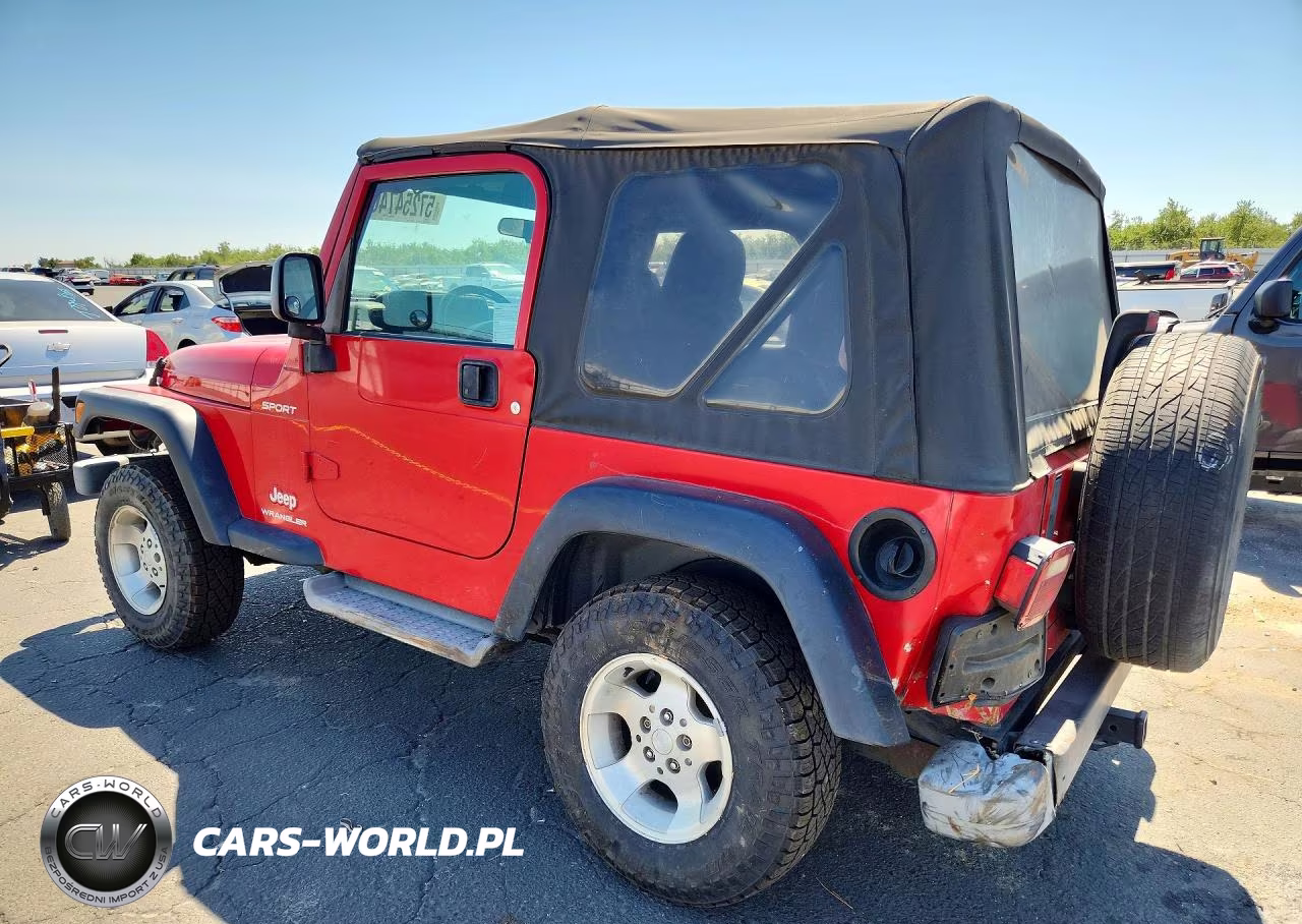 2003 Jeep Wrangler - Tj Sport VIN:1J4FA49S83P303570 - 2
