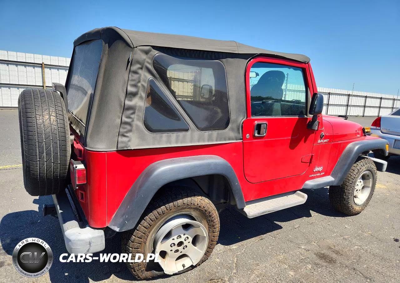 2003 Jeep Wrangler - Tj Sport VIN:1J4FA49S83P303570 - 3