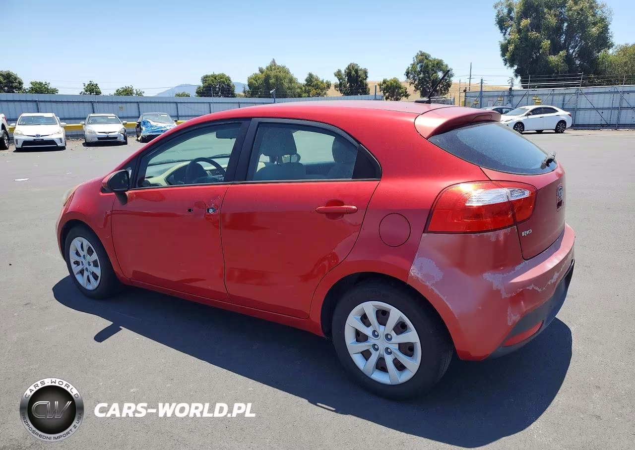 2012 Kia Rio Lx VIN:KNADM5A36C6016391 - 2