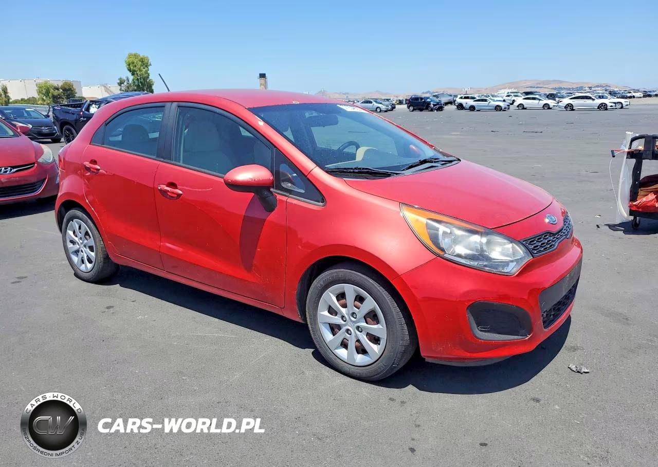 2012 Kia Rio Lx VIN:KNADM5A36C6016391 - 4