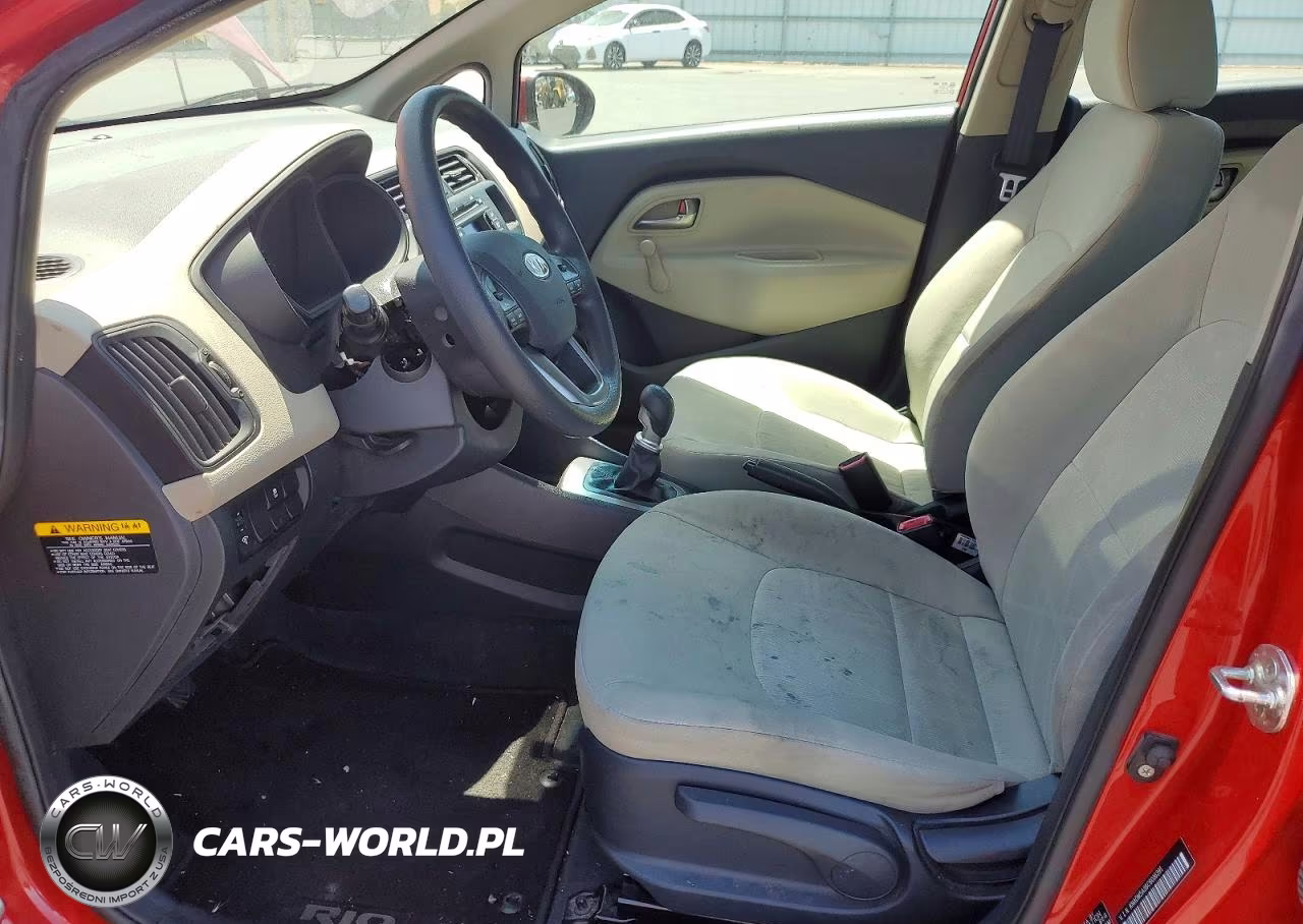 2012 Kia Rio Lx VIN:KNADM5A36C6016391 - 7