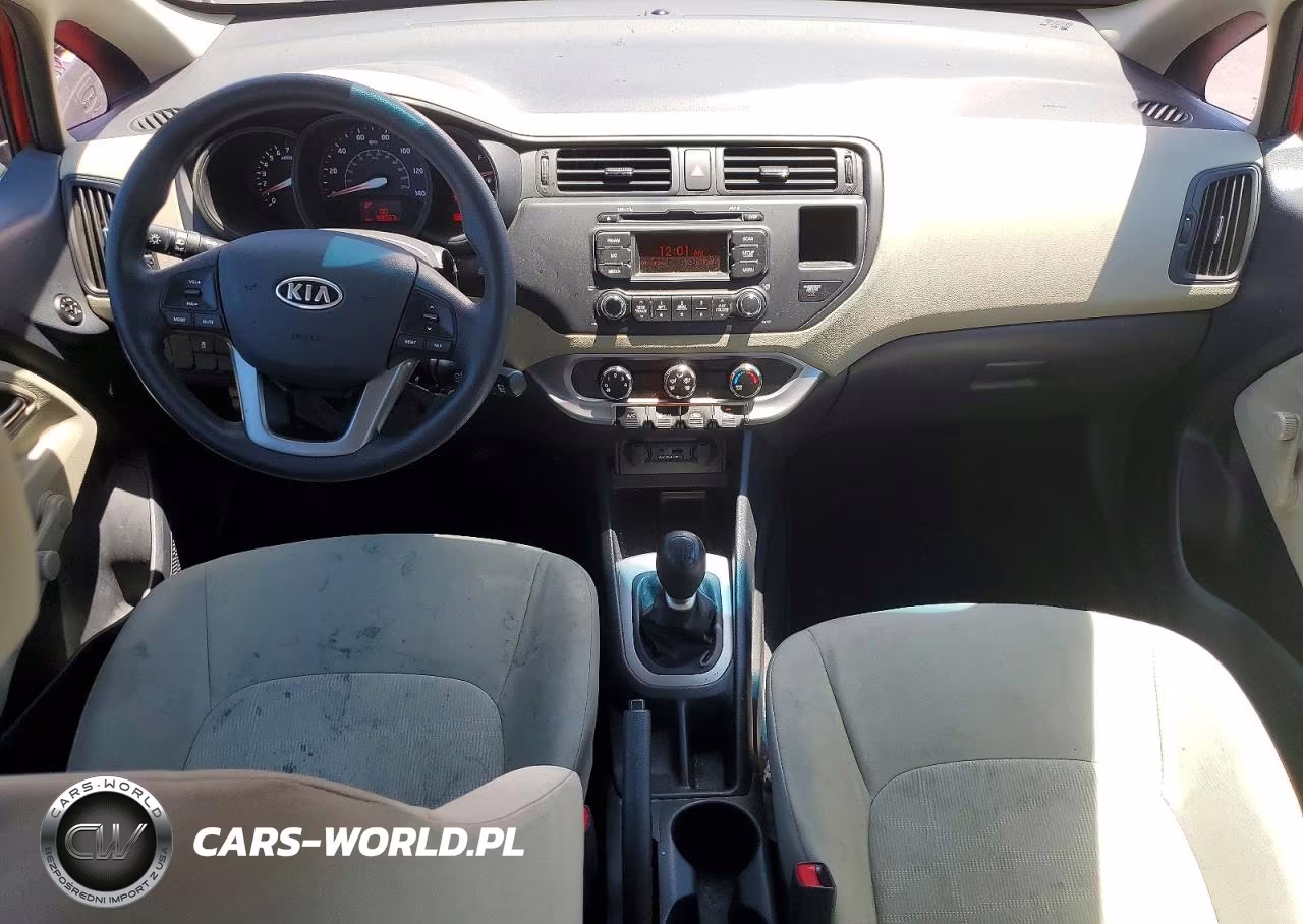 2012 Kia Rio Lx VIN:KNADM5A36C6016391 - 8