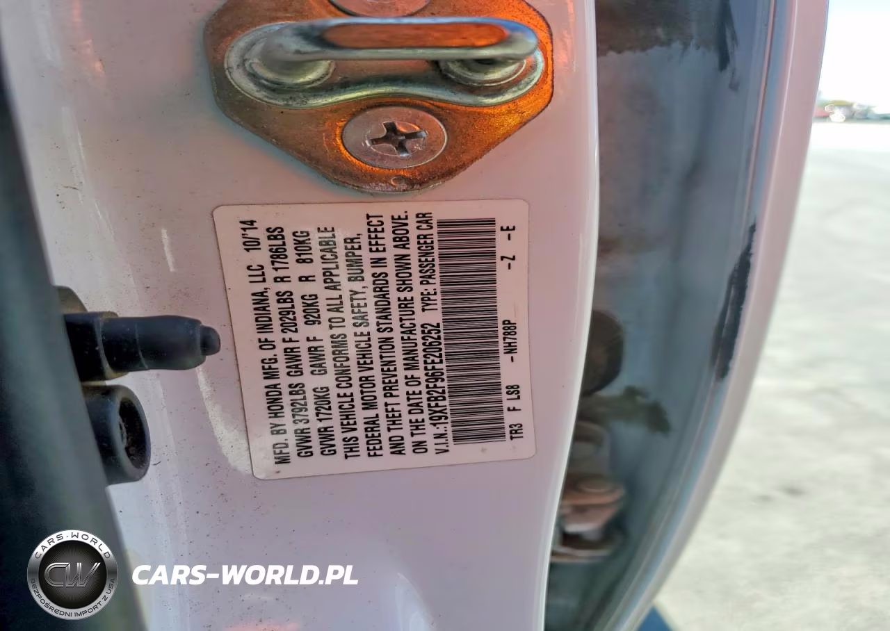 2015 Honda Civic Exl VIN:19XFB2F96FE206252 - 12