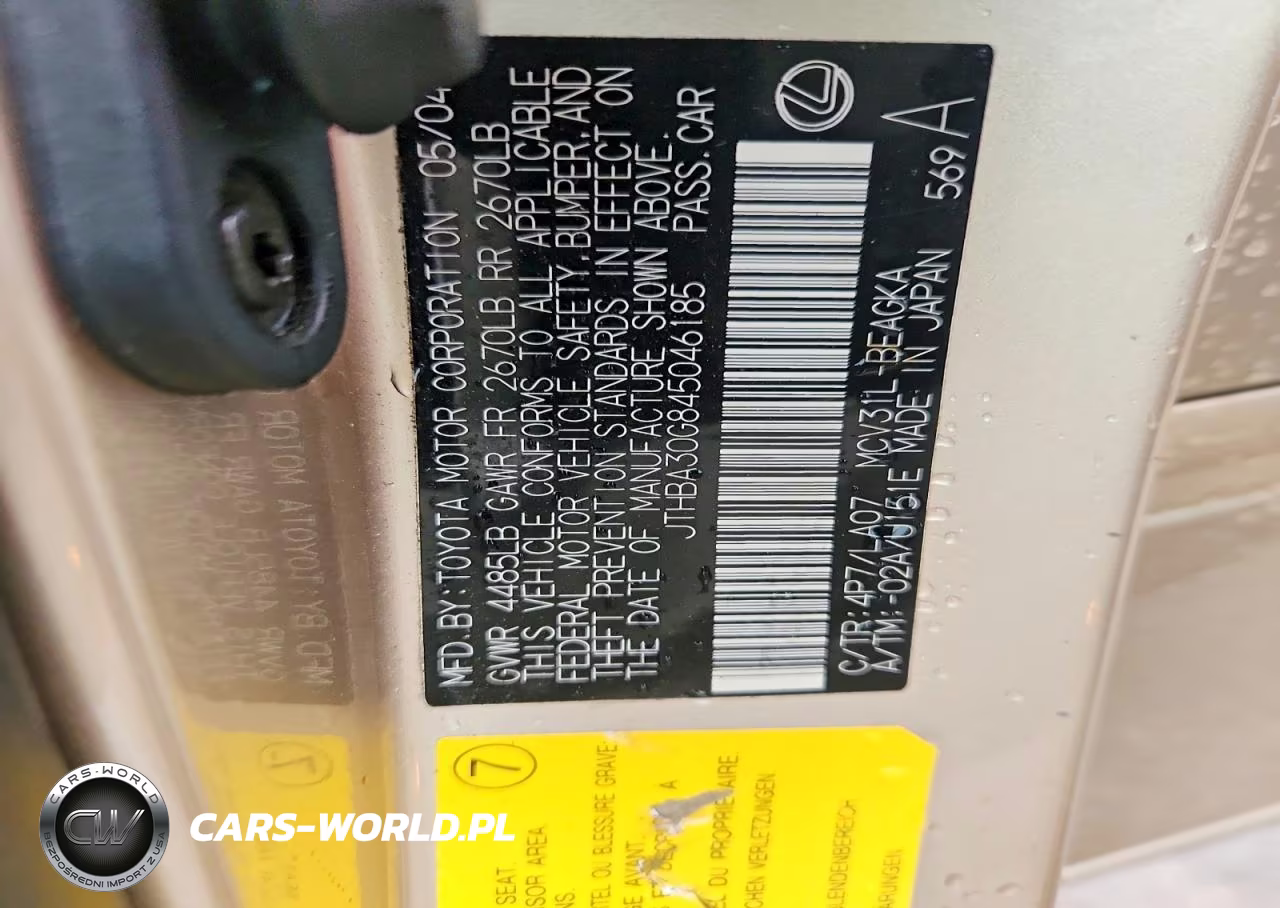 2004 Lexus Es 330 VIN:JTHBA30G845046185 - 12