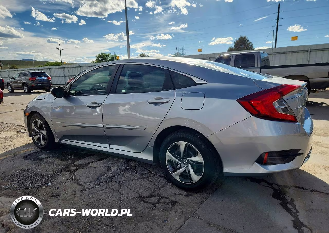 2019 Honda Civic Lx VIN:19XFC2F60KE026598 - 2