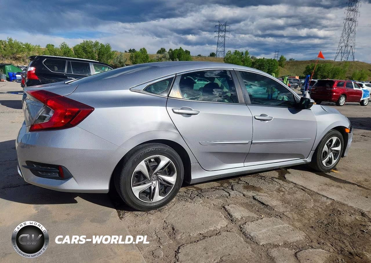 2019 Honda Civic Lx VIN:19XFC2F60KE026598 - 3