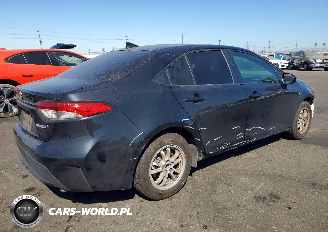 2022 Toyota Corolla Le VIN:JTDEAMDE5NJ050121 - 3