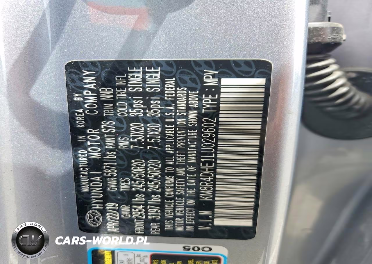 2020 Hyundai Palisade Sel VIN:KM8R4DHE1LU029602 - 13