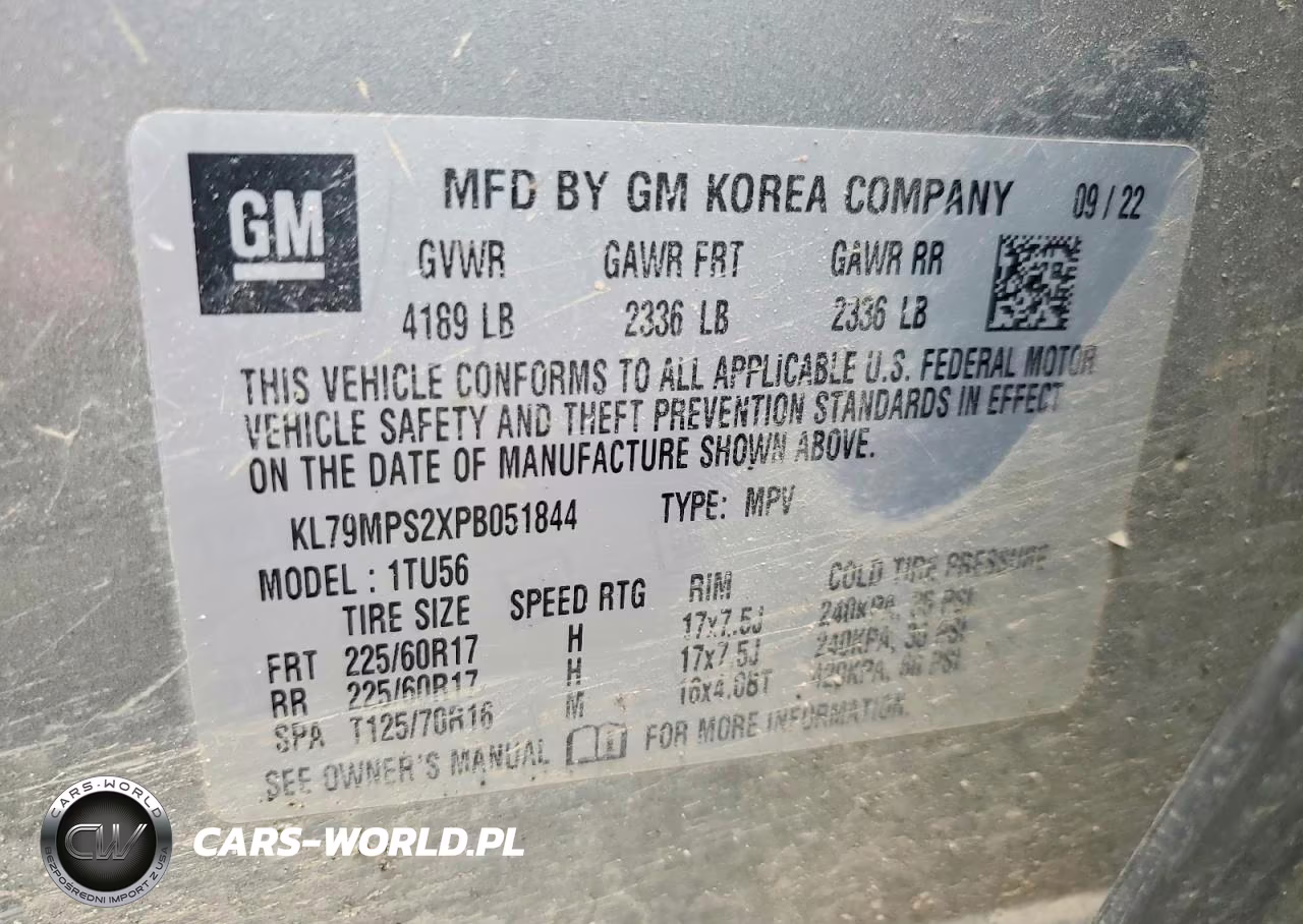 2023 Chevrolet Trailblazer Lt VIN:KL79MPS2XPB051844 - 13
