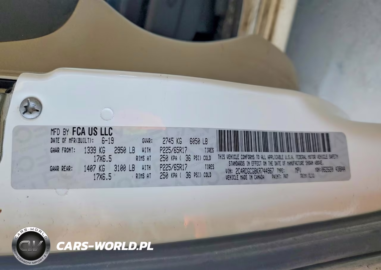 2019 Dodge Grand Caravan Sxt VIN:2C4RDGCG8KR744967 - 13