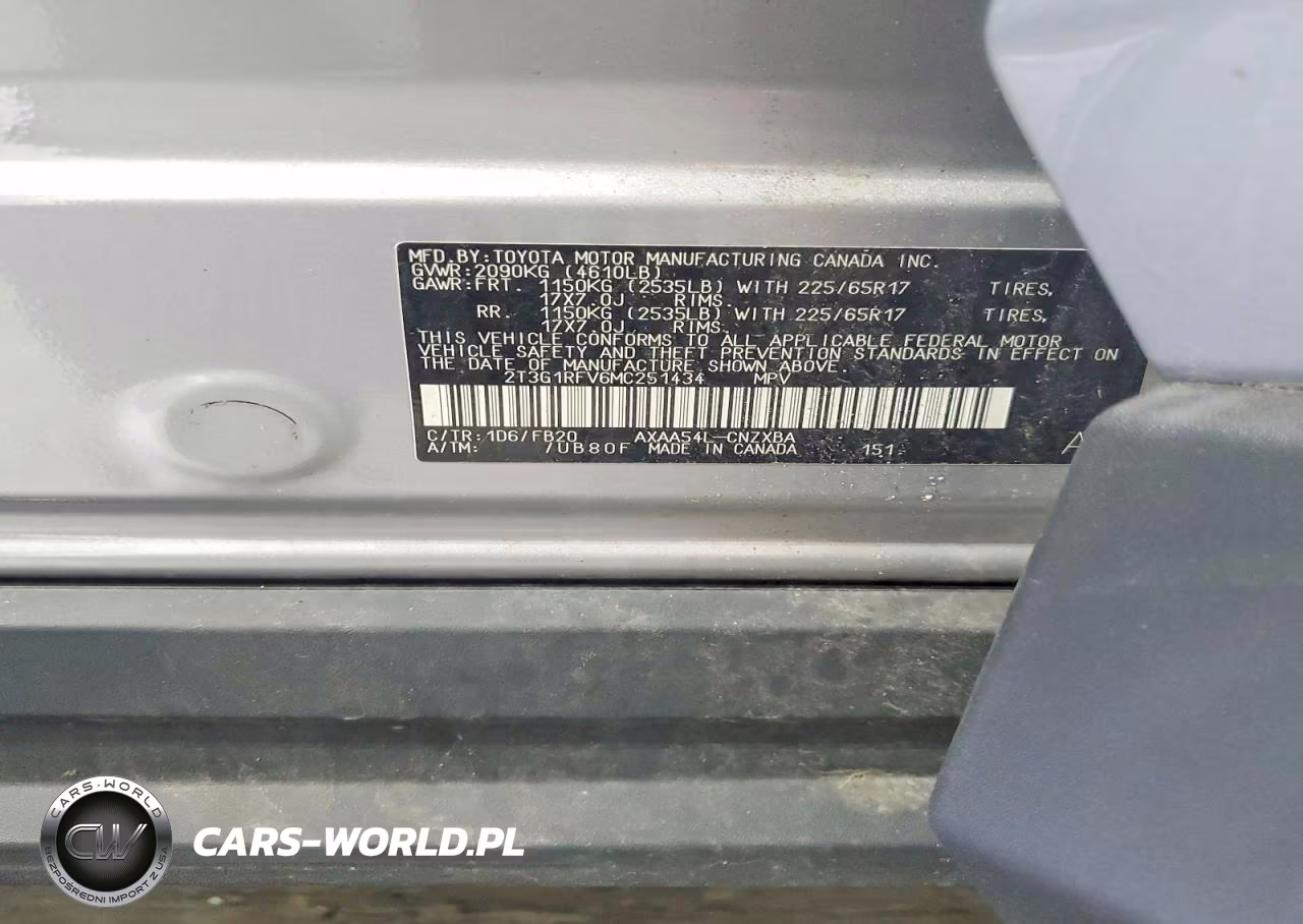 2021 Toyota Rav4 Le VIN:2T3G1RFV6MC251434 - 14