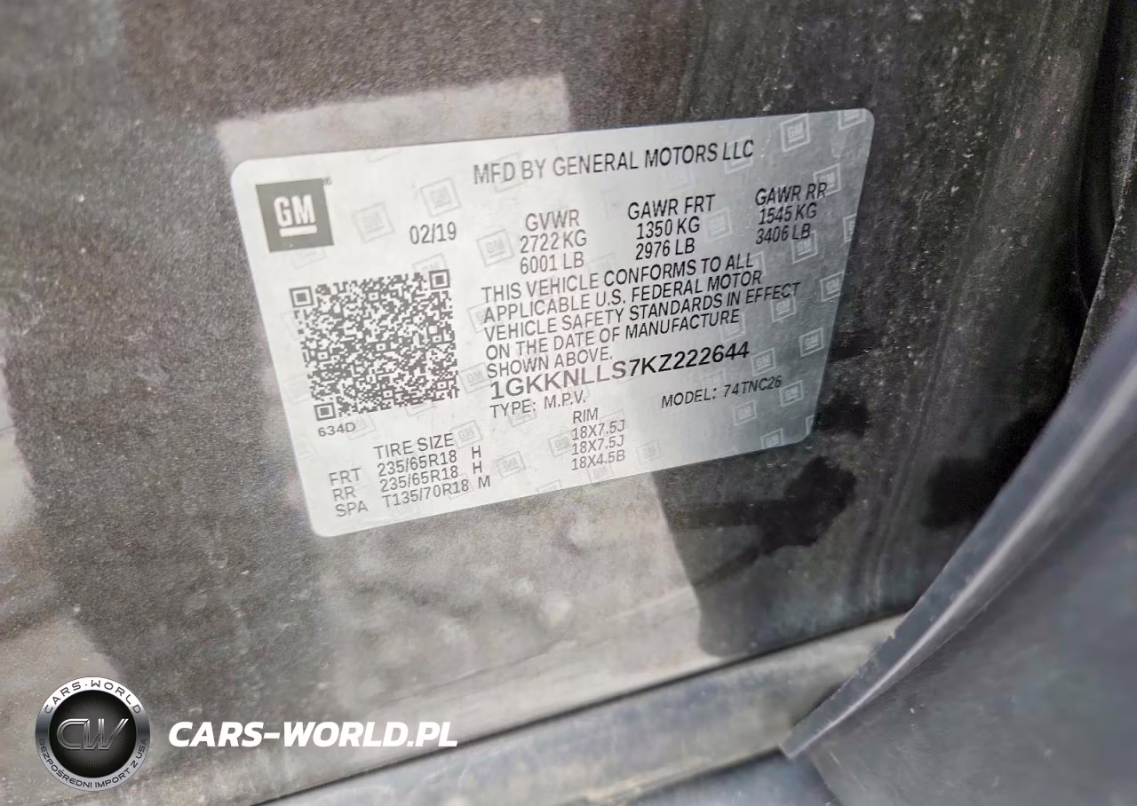 2019 GMC Acadia Sle VIN:1GKKNLLS7KZ222644 - 13