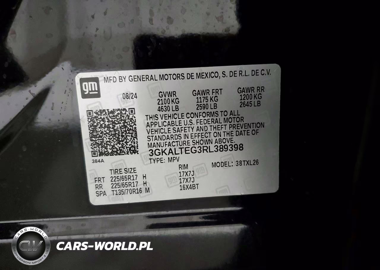 2024 GMC Terrain Sle VIN:3GKALTEG3RL389398 - 13