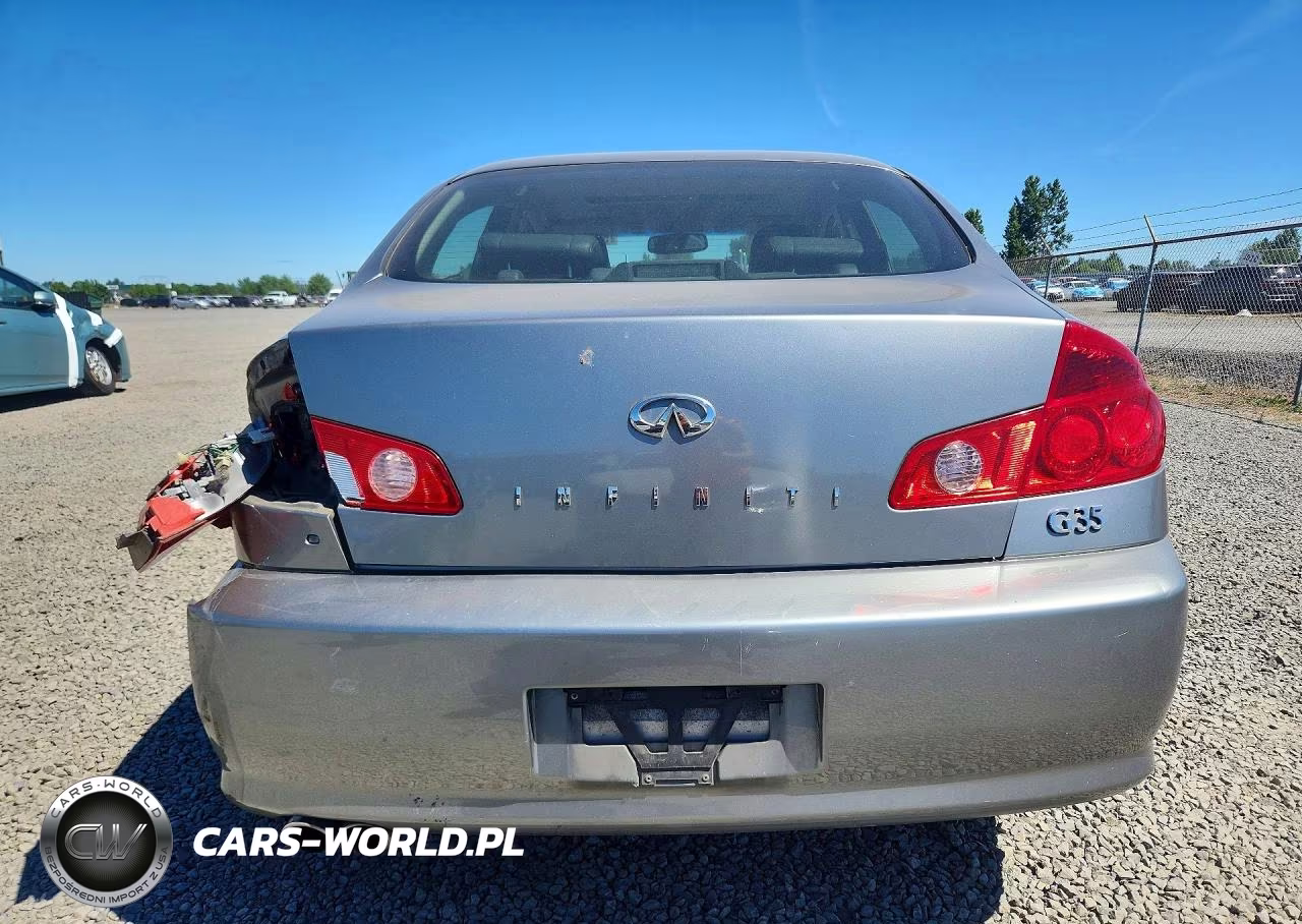 2006 Infiniti G35 Base VIN:JNKCV51E66M504610 - 6