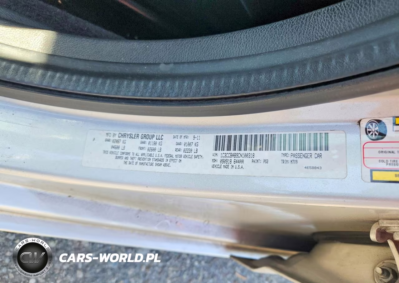 2012 Chrysler 200 Lx VIN:1C3CCBAB9CN100318 - 12