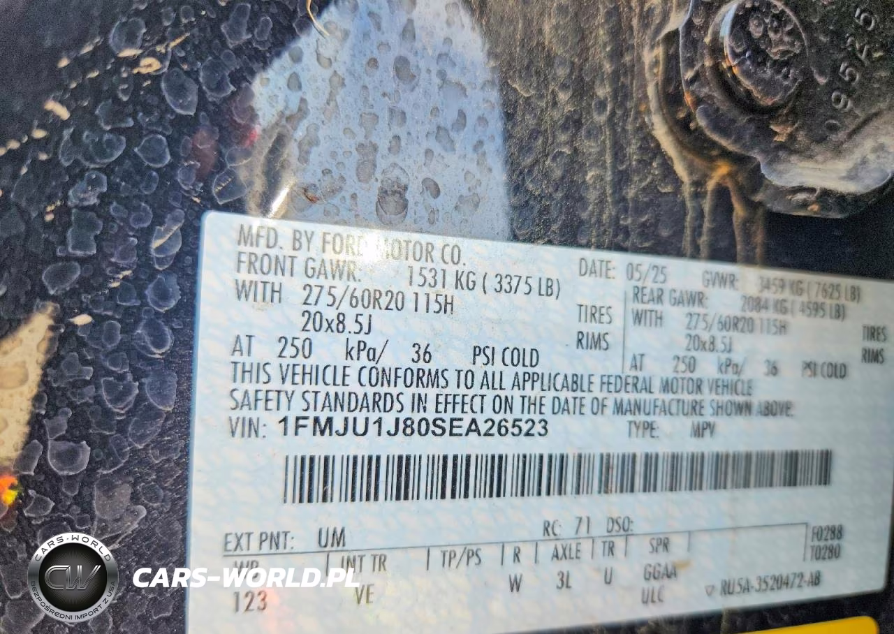 2025 Ford Expedition Active VIN:1FMJU1J80SEA26523 - 13