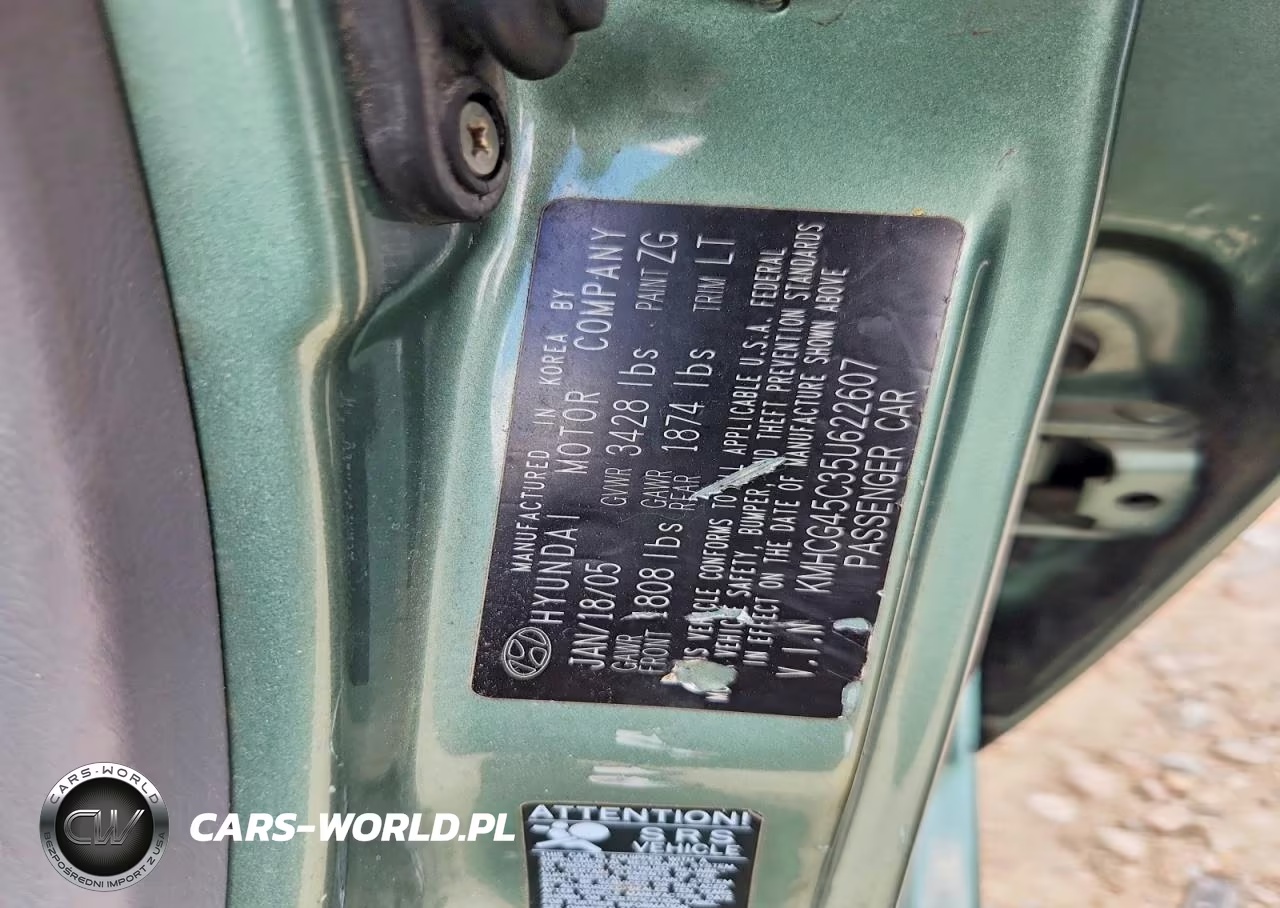 2005 Hyundai Accent Gl VIN:KMHCG45C35U622607 - 12
