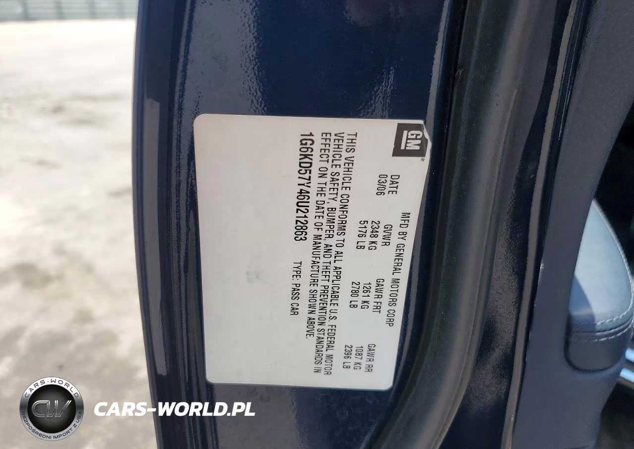 2006 Cadillac Dts Luxury Collection VIN:1G6KD57Y46U212863 - 12