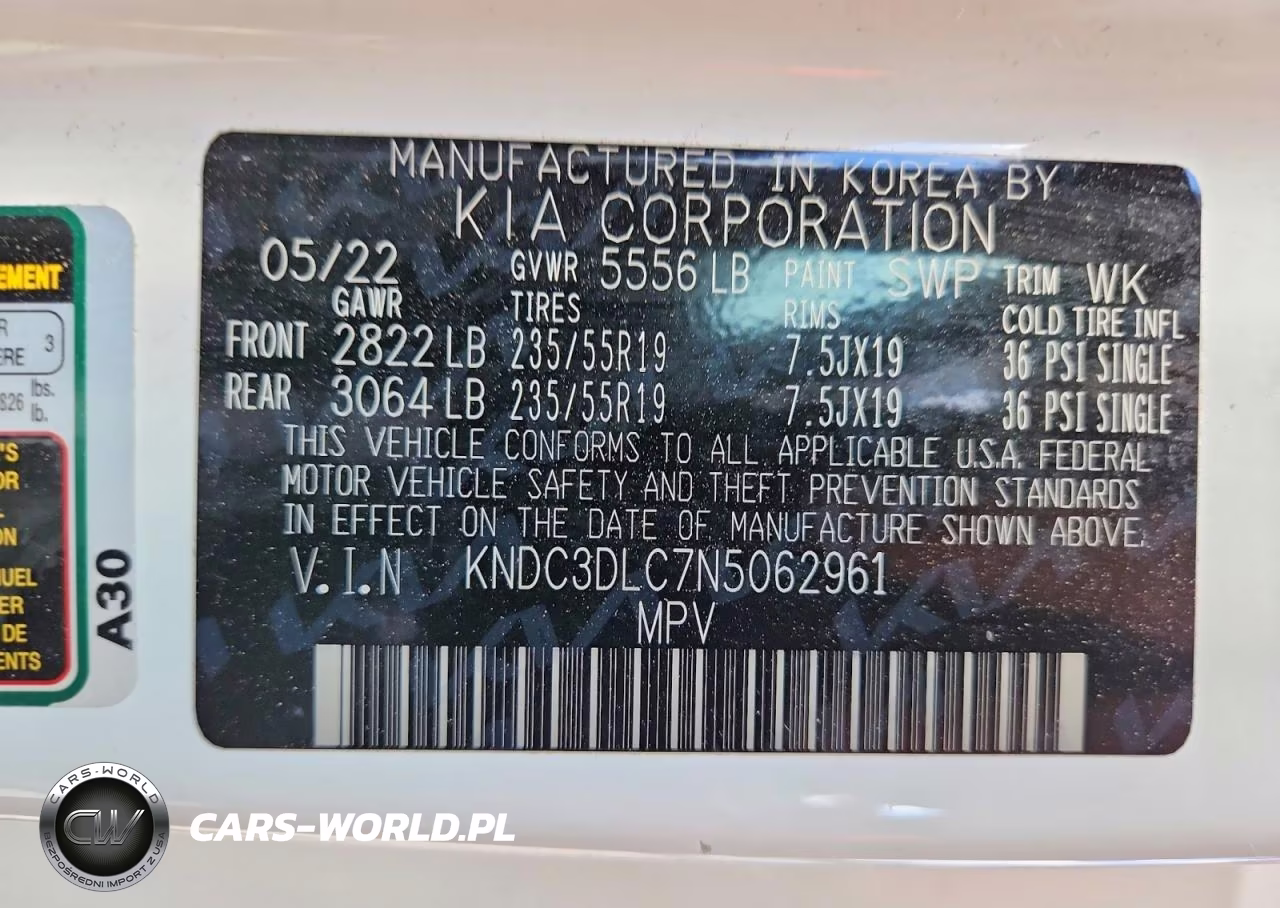 2022 Kia Ev6 Wind VIN:KNDC3DLC7N5062961 - 13