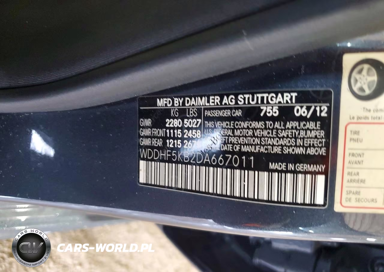 2013 Mercedes-Benz E 350 VIN:WDDHF5KB2DA667011 - 12
