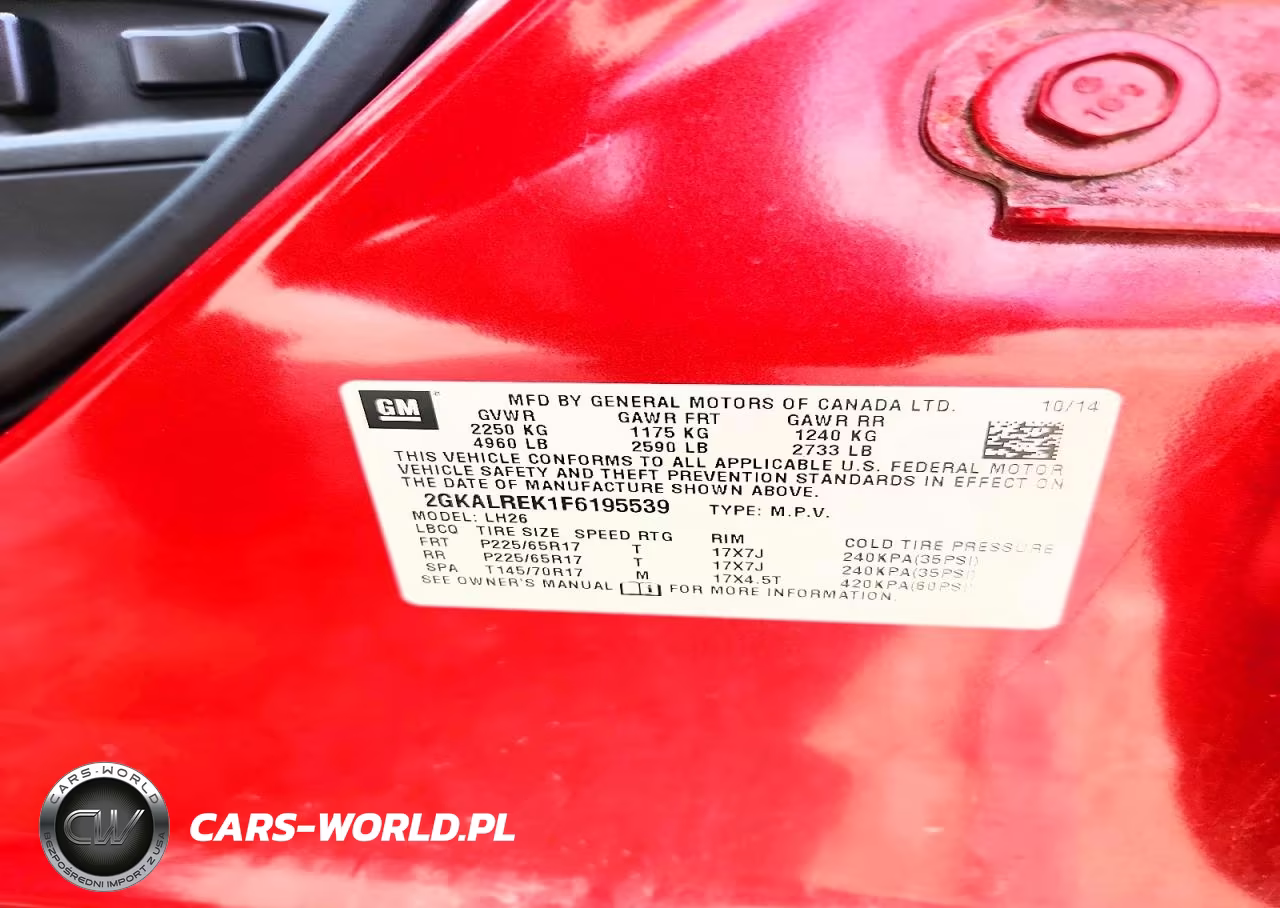 2015 GMC Terrain Sle VIN:2GKALREK1F6195539 - 13