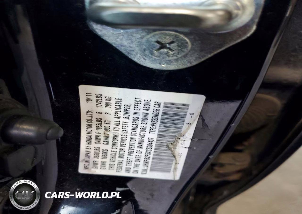 2012 Honda Civic Lx VIN:JHMFB2F5XCS004437 - 12