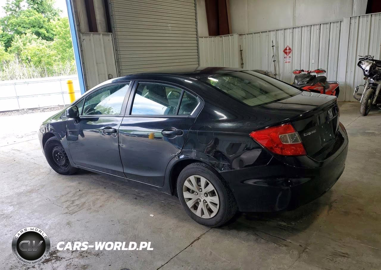 2012 Honda Civic Lx VIN:JHMFB2F5XCS004437 - 2