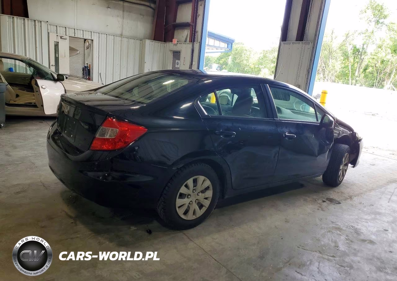 2012 Honda Civic Lx VIN:JHMFB2F5XCS004437 - 3