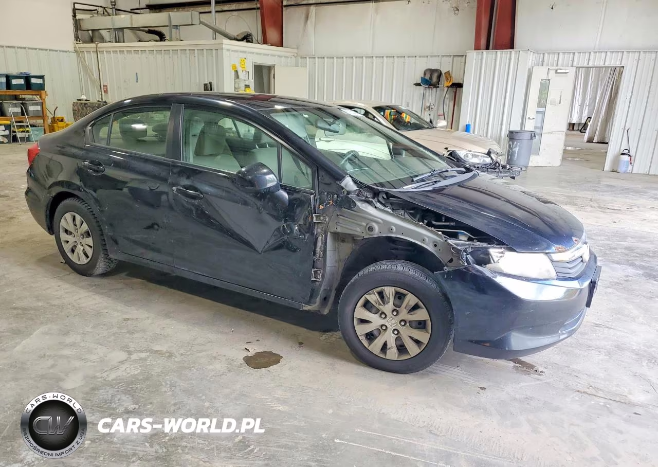 2012 Honda Civic Lx VIN:JHMFB2F5XCS004437 - 4