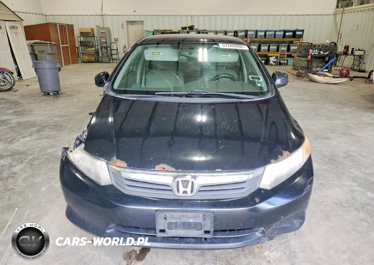 2012 Honda Civic Lx VIN:JHMFB2F5XCS004437 - 5