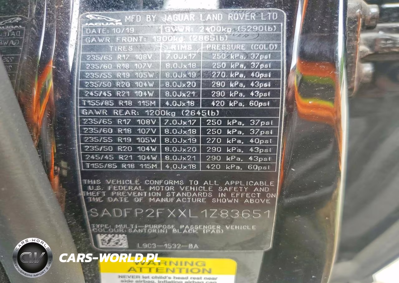 2020 Jaguar E-Pace Se VIN:SADFP2FXXL1Z83651 - 14