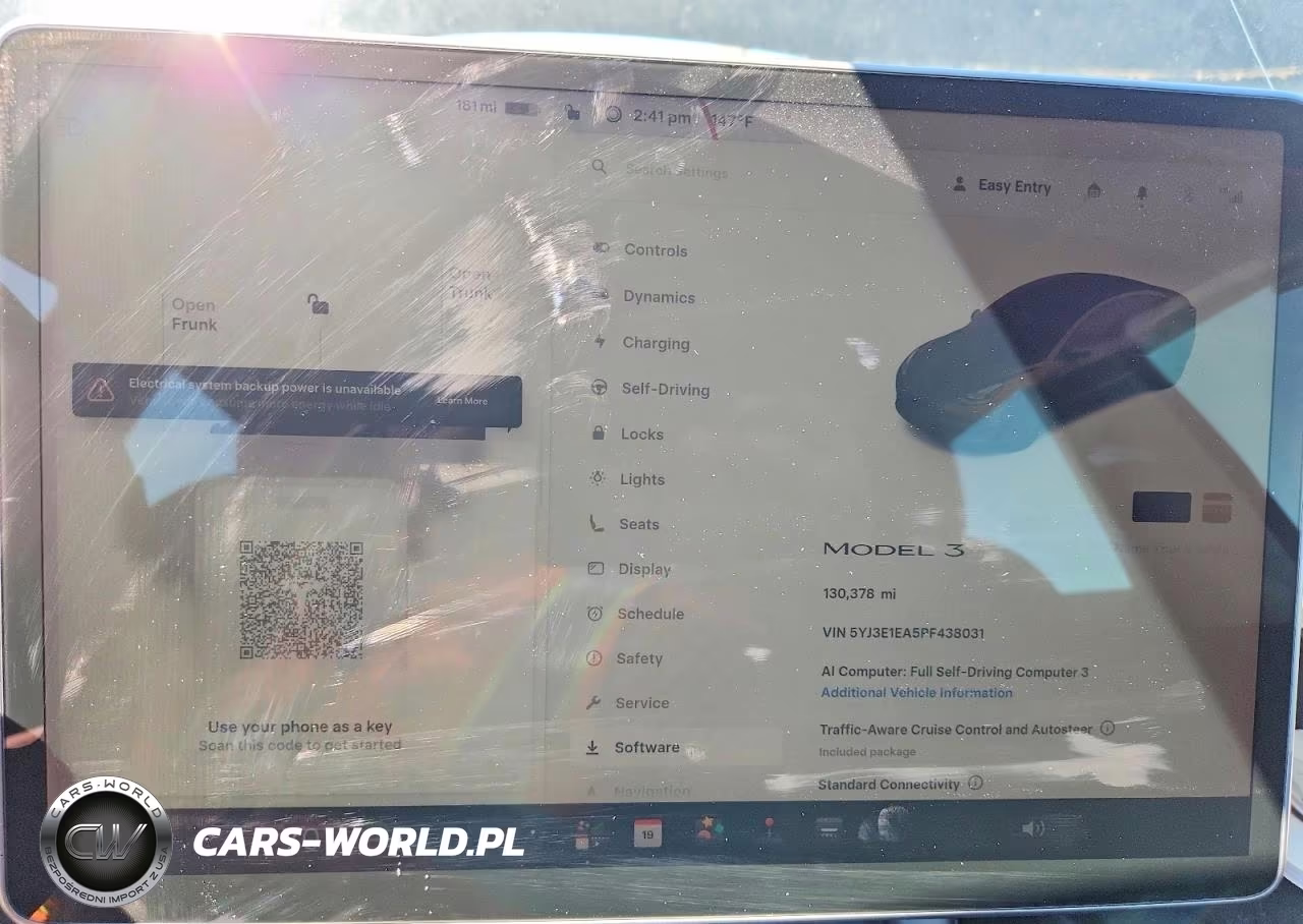 2023 Tesla Model 3 VIN:5YJ3E1EA5PF438031 - 9