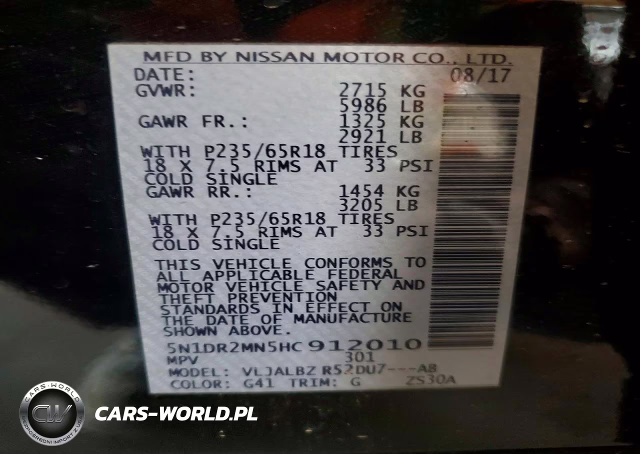 2017 Nissan Pathfinder S VIN:5N1DR2MN5HC912010 - 13