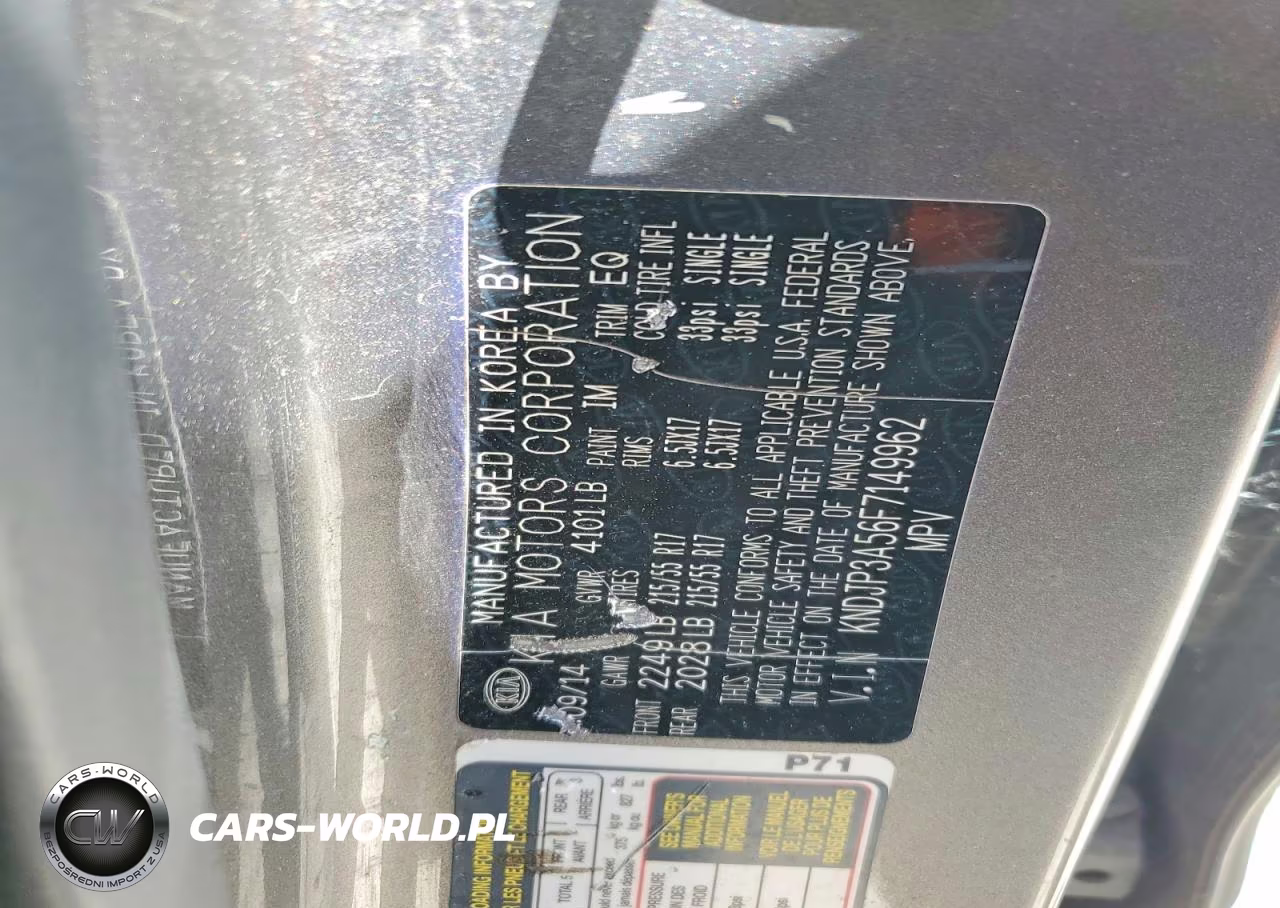 2015 Kia Soul VIN:KNDJP3A56F7149962 - 12