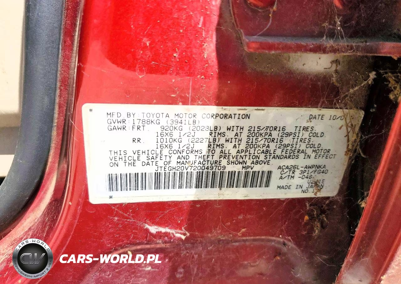 2002 Toyota Rav4 Base VIN:JTEGH20V720049709 - 13