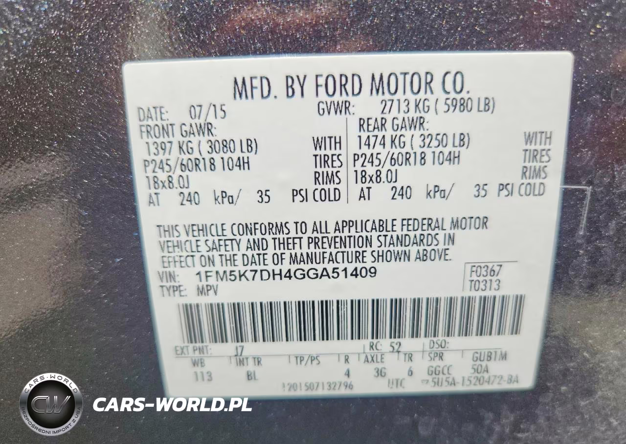 2016 Ford Explorer Xlt VIN:1FM5K7DH4GGA51409 - 13