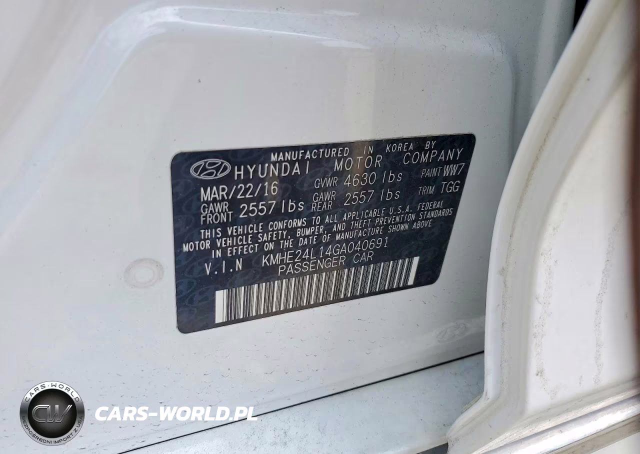2016 Hyundai Sonata Hybrid Se VIN:KMHE24L14GA040691 - 12