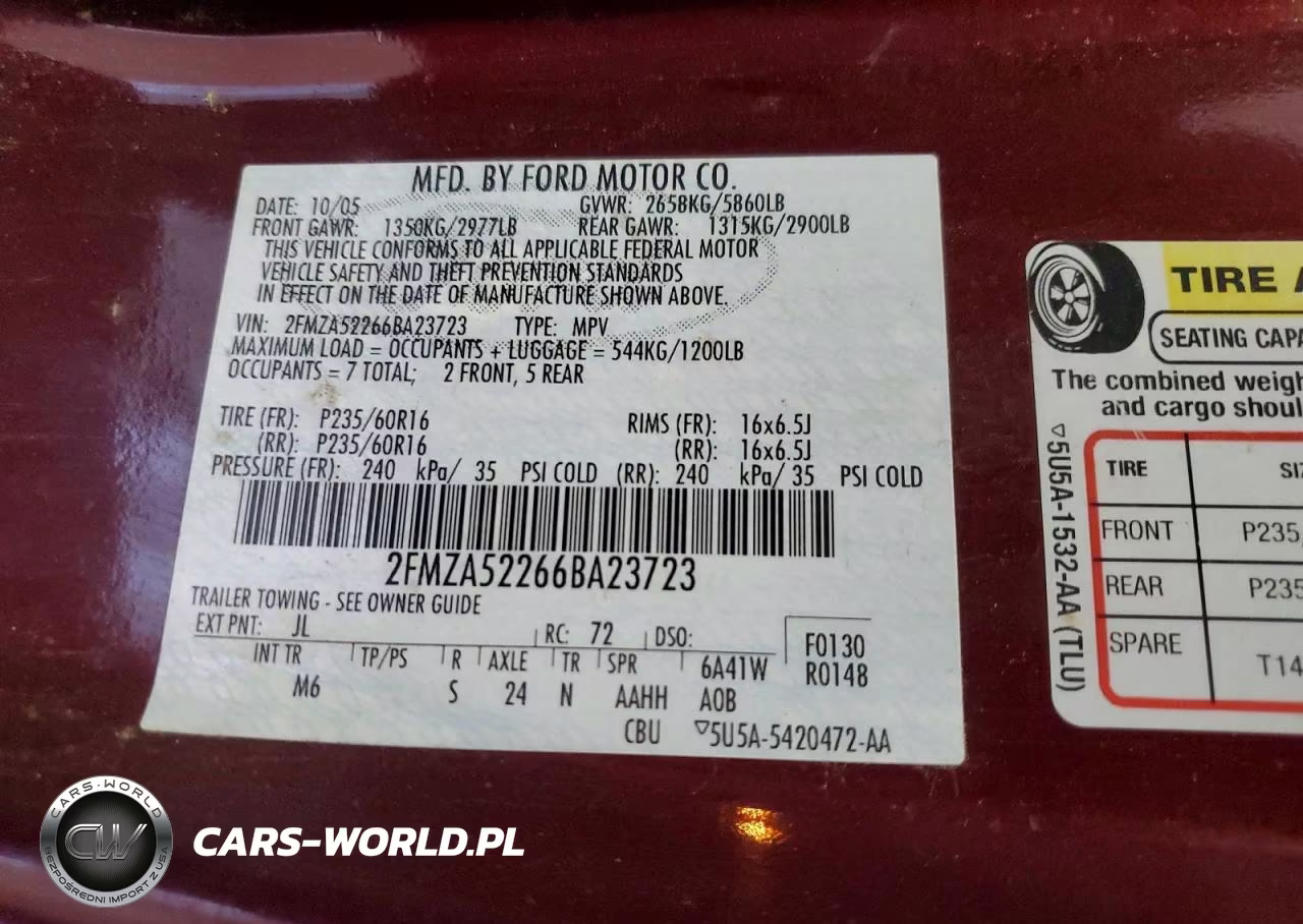 2006 Ford Freestar Sel VIN:2FMZA52266BA23723 - 13