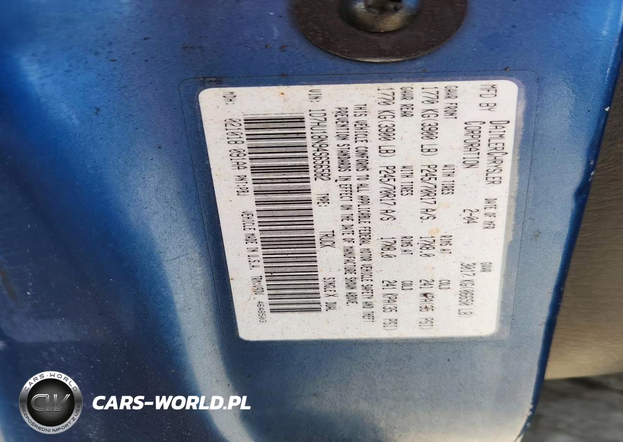 2004 Dodge Ram 1500 St VIN:1D7HU18N94S656582 - 12