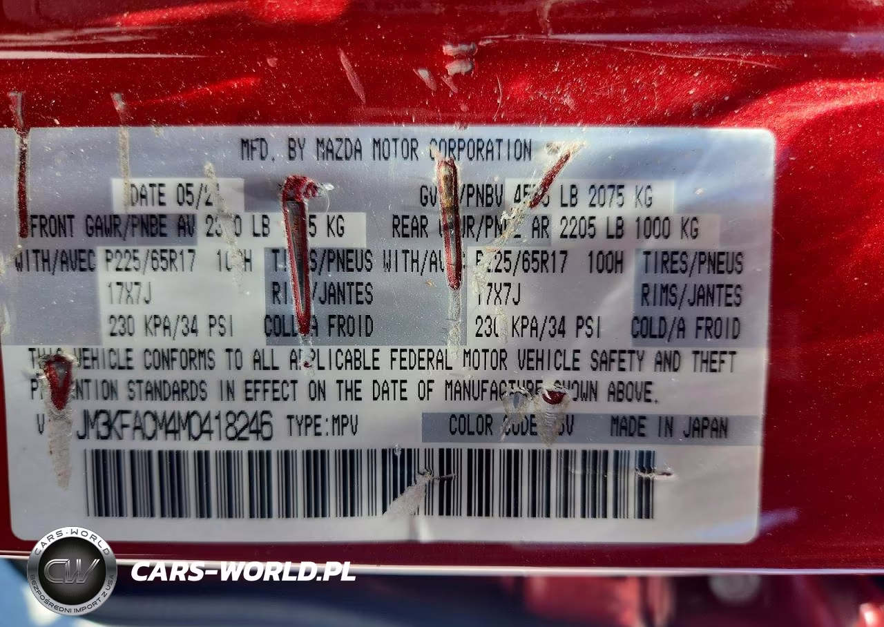 2021 Mazda Cx-5 Touring VIN:JM3KFACM4M0418246 - 12